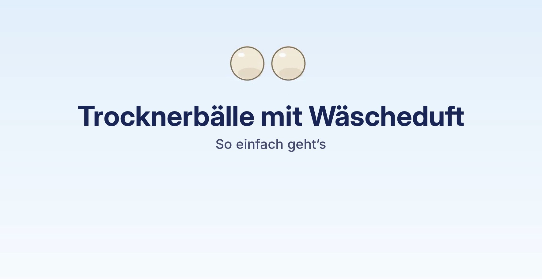 Video: Trocknerbälle mit Wäscheduft